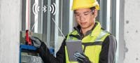 Laserový dálkoměr PD-I Robustní laserový měřič s inteligentními měřicími funkcemi a konektivitou Bluetooth® pro interiérové aplikace do 100 m/330 ft Použití 1