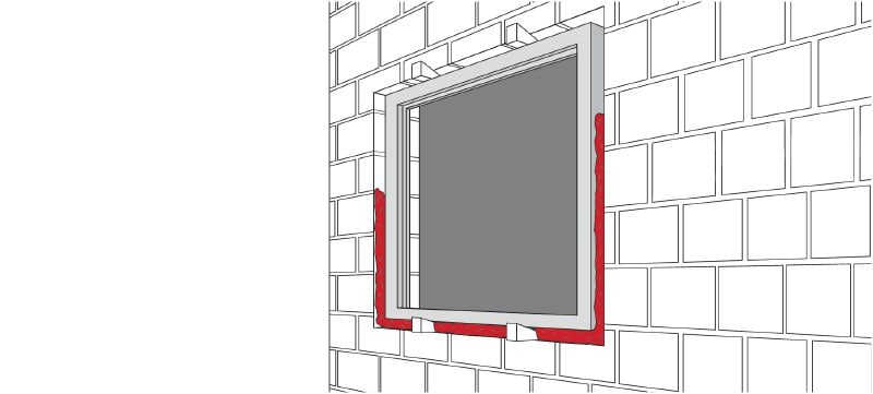 Flexibilní izolační pěna CF 812 CC Flexibilní izolační pěna ideální do vzduchově utěsněných budov a budov s nízkou spotřebou energie Použití 1