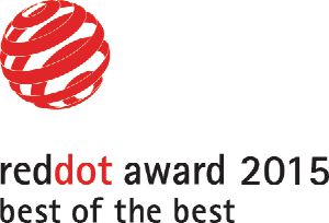                Tento produkt byl oceněn Red Dot cenou za design „Best of the Best“.            