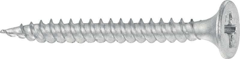 Sádrokartonové šrouby s ostrou špičkou S-DS 01 Z M Páskovaný sádrokartonový šroub (pozinkovaný) pro zásobník šroubů SMD 57 – pro připevňování sádrokartonových desek na kov