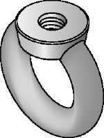 Nerezová (A4) závitová příchytka DIN 582 Nerezová (A4) závitová příchytka odpovídající normě DIN 582 se smyčkou pro hák