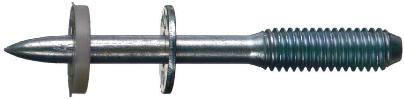 Závitový hřeb X-M6 D12 Závitový hřeb z uhlíkové oceli pro použití s prachem poháněnými přístroji do betonu nebo na testování stříkaného betonu