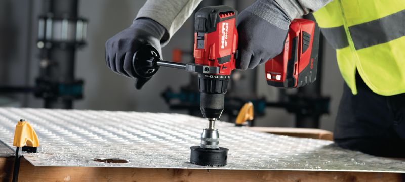 Vykružovací korunka MetalCut Prémiová bimetalová vykružovací korunka pro řezání otvorů do oceli a neželezných kovů Použití 1