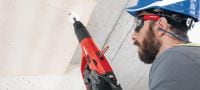 Izolační příchytka X-IE 6 Izolační příchytky pro připevňování minerální vlny a EPS, XPS, PIR, PUR, dřevité vlny, cementovláknitých desek na měkký i tvrdý beton, zdivo a ocel Použití 1