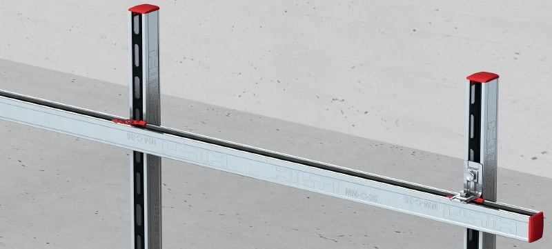 MM-WN Galvanicky pozinkovaná nosníková matice k připojení modulárních systémových komponentů k podpěrám nosníků MM Použití 1
