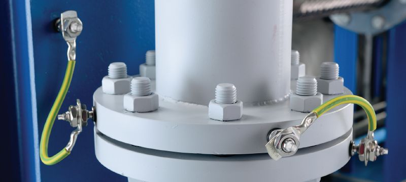 Závitový čep S-BT-ER HL Závitový čep (nerezová ocel, metrický nebo Whitworthův závit) pro elektrické připojení k oceli ve vysoce korozivním prostředí Použití 1