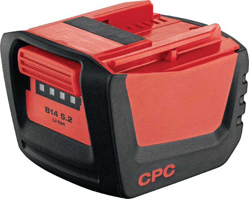 Akumulátor B14 5,2 14V Li-ion akumulátor 14 V, 5,2 Ah pro delší dobu provozu