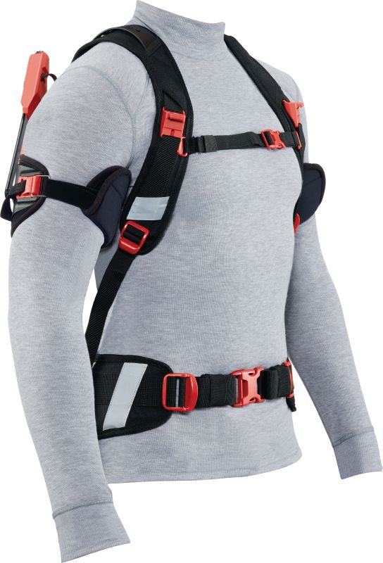 Ramenní exoskelet EXO-S Ramenní exoskelet, který pomáhá zmírnit únavu ramen a krku při práci nad úrovní ramenních kloubů, pro obvod bicepsu do 40 cm