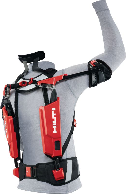 Ramenní exoskelet EXO-S Ramenní exoskelet, který pomáhá zmírnit únavu ramen a krku při práci nad úrovní ramenních kloubů, pro obvod bicepsu do 40 cm