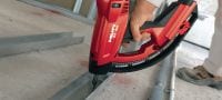 Hřeby do betonu (páskované) X-GHP MX Extra prémiové páskované hřeby do betonu a dalších základních materiálů pro plynem poháněný přístroj GX 120 Použití 1