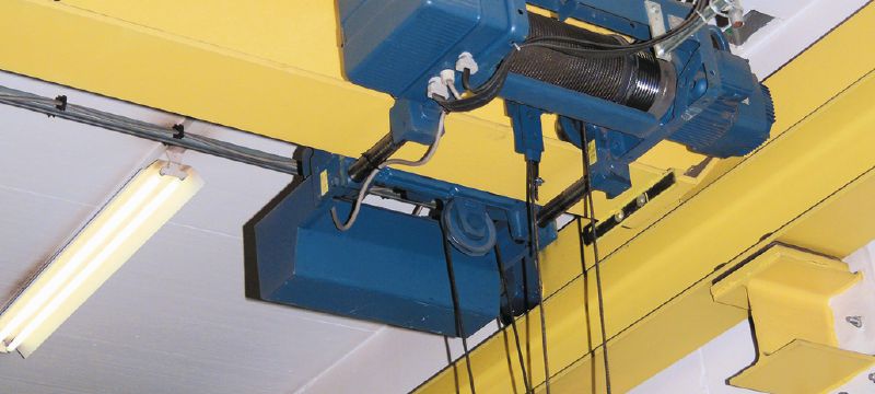 Kotevní šroub HAS-D Vysoce výkonný dynamický kotevní šroub pro průvlečnou a převlečnou montáž pomocí vytlačovacího hybridního kotvení (uhlíková ocel) Použití 1
