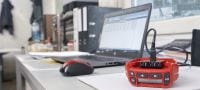 Dokumentační software Adaptive Torque Počítačový software pro přenos dat o nastavení kotev/pevnostních spojů a aktualizaci modulu SI-AT-22 Adaptive Torque kabelem USB Použití 1