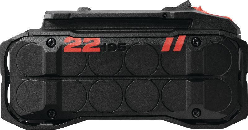 Akumulátor B 22-195 Nuron Velkokapacitní 22V Li-ion akumulátor navržený ke zvýšení výkonu a doby provozu středně těžkého a těžkého nářadí s elektrickým pohonem Nuron
