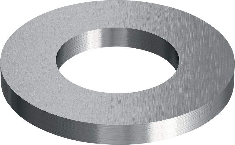 Nerezová ocel (A4) plochá podložka dle normy ISO 7089 Nerezová ocel (A4) plochá podložka odpovídající normě ISO 7089