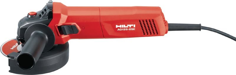 Úhlová bruska AG 125-SE 800W úzká úhlová bruska pro řezání a broušení (dokončovací práce) pomocí kotoučů o průměru do 125 mm