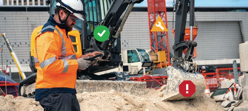 Správa těžké mechanizace Bluetooth brány s GPS pro těžkou mechanizaci poskytují užitečné informace o strojích a detekují majetek v okolí Použití 1