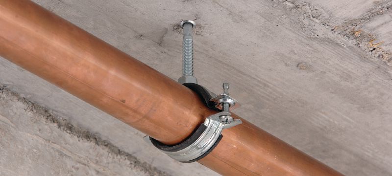 Osazovací nástroj HKD-TE-CX (krátký) Krátký osazovací nástroj pro instalaci a přichycení potrubí, vzduchotechniky a podhledů Použití 1