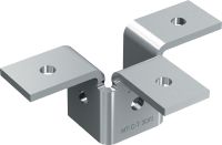 Křídlové upevnění MT-C-T 3D/3 Trojité křídlové upevnění pro spojování čtyř nosníků ve 3D konstrukci