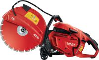 Rozbrušovací benzínová pila DSH 900-X (400 mm) Výkonná, benzínová rozbrušovací pila se snadno spustitelným motorem o zdvihovém objemu 87 cm3 a s automatickým sytičem - max. průměr kotouče 400 mm pro řezání do hloubky 150 mm