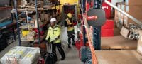AI G125 Skener zásob Bluetooth brána do skladů a kontejnerů poskytující komplexní řešení pro sledování a správu majetku v Hilti ON!Track Použití 2