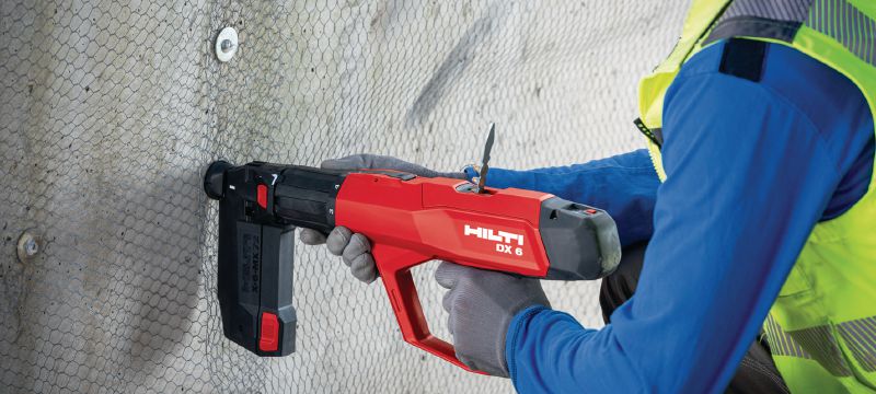 X-U MX hřeby do oceli a betonu (páskované) Vysoce výkonné páskované hřeby do betonu a oceli pro prachem poháněné přístroje Použití 1