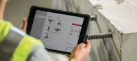 Software PROFIS pro navrhování výztuže Software pro navrhování výztuže umožňuje rychle a cenově výhodně navrhovat dodatečně vlepované výztuže odpovídající stavebním předpisům Použití 1