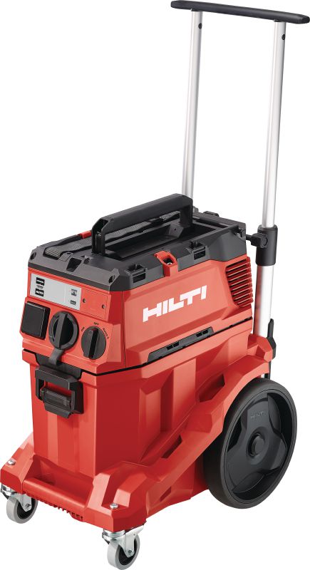 Vysavač VC 40M-X pro mokré/suché použití třídy M Vysavač prachu za mokra a za sucha s automatickým čištěním filtru, velkým zásobníkem a tlačnou rukojetí pro odsávání prachu a odstraňování kalu na stavbě – vysavač třídy M, nádrž 30 l
