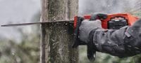 SCN 60-22 Akumulátorová řetězová pila 40cm akumulátorová řetězová pila pro demolici dřevěných konstrukcí, řezání dřevěných trámů, CLT a řeziva (akumulátor Nuron) Použití 2