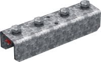 MT-ES-40 FL OC Předmontovaná spojovací spojka Spojka s předem namontovanou maticí Fast-Lock a čepem pro spojování kanálů MT sloupků konec na konec (MT-40, 50, 60, 40D), pro venkovní použití s nízkým znečištěním.