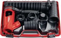 Systém odsávání prachu TE DRS-Y Systém odsávání prachu pro vrtání a sekání do betonu pomocí vrtacích kladiv Hilti SDS Max (TE-Y)