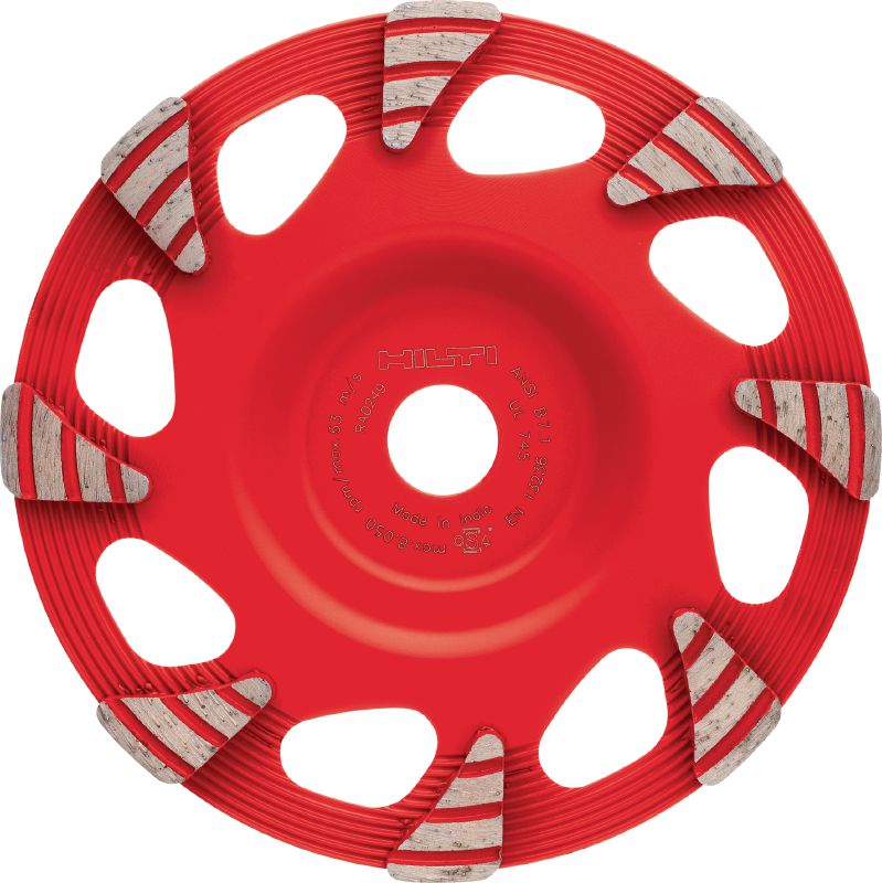 Univerzální diamantový brusný hrnec SPX (pro DG/DGH 150) Vysoce kvalitní diamantový brusný hrnec pro diamantový brousící stroj DG/DGH 150, umožňující rychlejší broušení betonu, potěru a přírodního kamene