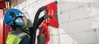 Elektrický řezač DCH 300-X Suchý i mokrý elektrický ruční diamantový řezač – řezání do hloubky 120 mm s 305mm kotoučem Použití 4