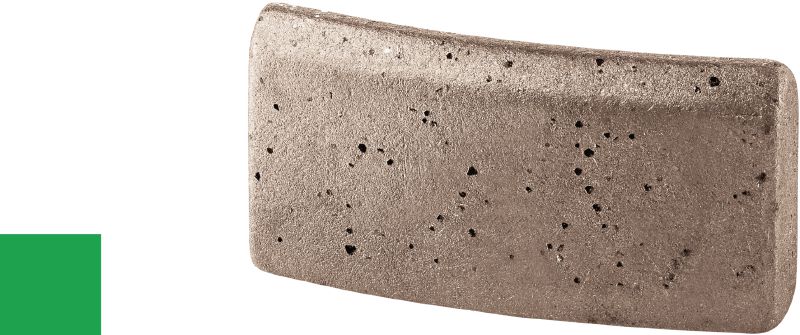Diamantový segment P-U na abrazivní materiály Standardní diamantové segmenty na jádrové vrtání za použití strojů s jakýmkoliv výkonem ve všech typech betonu