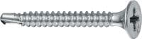 Samovrtné sádrokartonové šrouby S-DD01Z M1 Páskované sádrokartonové šrouby (pozink) pro zásobník šroubů SD-M 1 a SD-M 2 – pro upevnění sádrokartonu na kov