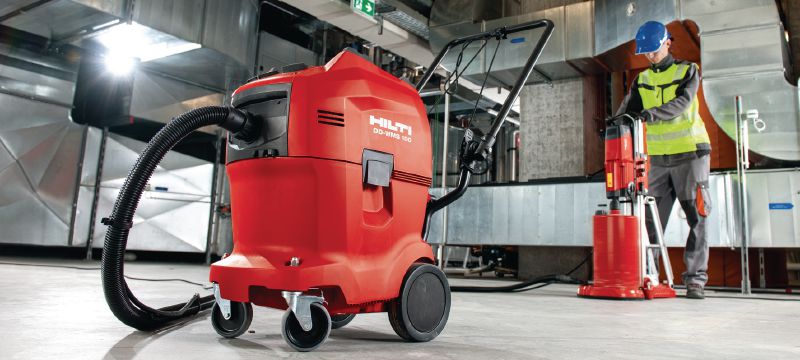 Systém recyklace vody DD-WMS 100 Přístroj na přívod chladicí vody a pro zachycování a filtraci odpadní vody pro použití se systémy diamantového vrtání Použití 1
