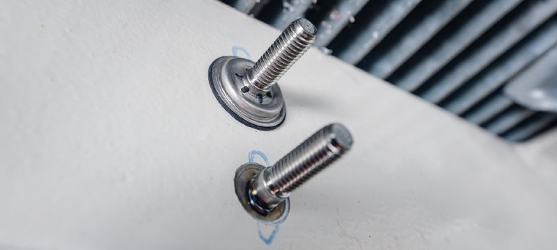 Závitový čep F-BT-MR Závitový čep z nerezové oceli pro použití s difúzní svářečkou Hilti Použití 1