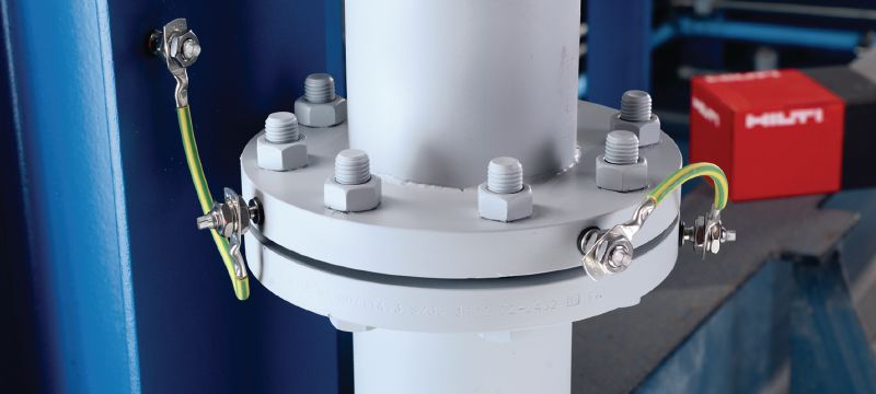 Závitový čep S-BT-ER HL Závitový čep (nerezová ocel, metrický nebo Whitworthův závit) pro elektrické připojení k oceli ve vysoce korozivním prostředí Použití 1