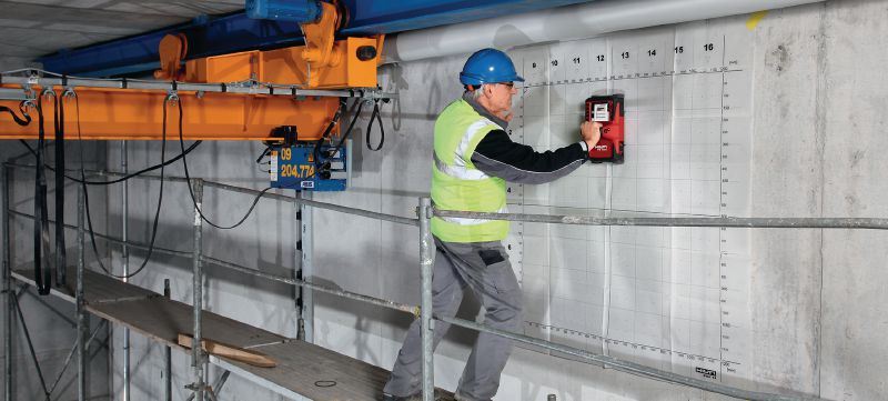 Skener betonu PS 1000 X-Scan Efektivní skenování betonu pro analýzu struktury a hledání zapuštěných objektů ve více vrstvách Použití 1