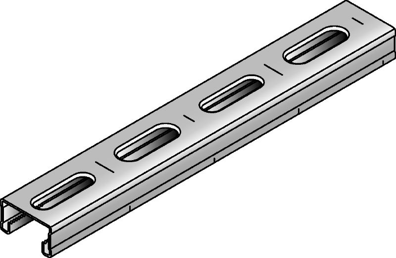 MM-C-16 Galvanicky pozinkovaná podpěra nosníků MM s výškou 16 mm pro lehké zatížení