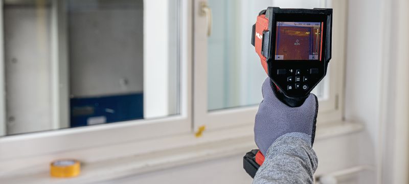 PT-C Termokamera Infračervená kamera s termálním zobrazováním pro kontrolu elektrických, instalatérských, potrubních a vzduchotechnických instalací Použití 1