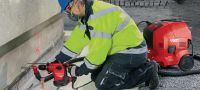 Vrtací kladivo TE 30-AVR Výkonné vrtací kladivo SDS Plus (TE-C) s aktivním omezováním vibrací pro těžké vrtání a opravné sekání do betonu Použití 2