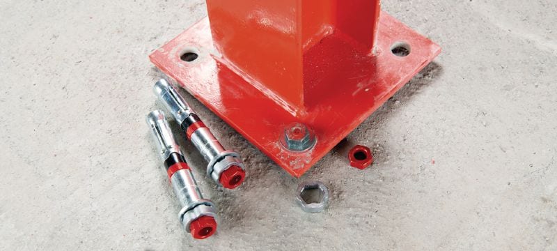 Expanzní kotva HSL4-B Velmi výkonná expanzní kotva s regulací krouticího momentu a schválením do betonu (uhlíková ocel) Použití 1