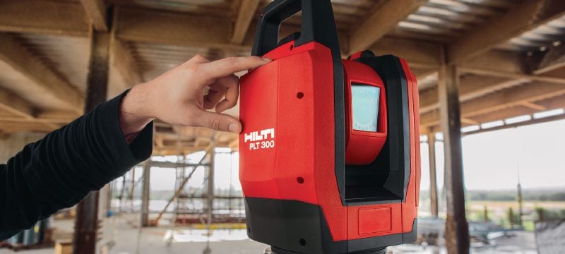 Digitální přístroj k zaměřování PLT 300 Automatizovaný stavební zaměřovací přístroj urychlí zaměřovací práce na stavbách díky digitálním postupům a BIM Použití 1