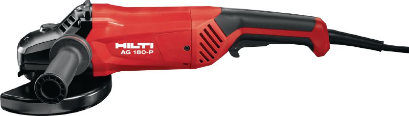Úhlová bruska AG 180-P 2000W úhlová bruska se standardním vypínačem, pro použití na kovy s kotouči do průměru 180 mm