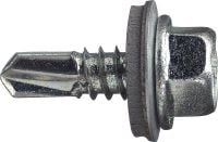 Samovrtné šrouby do kovu S-MD 51 Z Samovrtný šroub (pozinkovaná uhlíková ocel) s 16mm podložkou k připevnění tenkých kovů k sobě (do 3 mm)