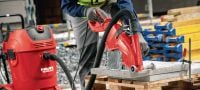 Elektrický řezač DCH 300-X Suchý i mokrý elektrický ruční diamantový řezač – řezání do hloubky 120 mm s 305mm kotoučem Použití 5