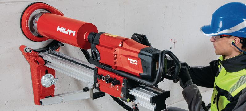 Jádrová vrtací korunka SPX-H Extra prémiová jádrová vrtací korunka na vrtání do všech typů betonu – pro stroje s vysokým výkonem (>2,5 kW), bez upínání korunky Použití 1