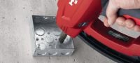 X-GN MX hřeby do betonu (páskované) Páskované hřeby do betonu a dalších podkladových materiálů pro akumulátorové plynové hřebíkovačky GX 120 Použití 4
