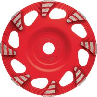 Univerzální diamantový brusný hrnec SPX (pro DG/DGH 150) Vysoce kvalitní diamantový brusný hrnec pro diamantový brousící stroj DG/DGH 150, umožňující rychlejší broušení betonu, potěru a přírodního kamene