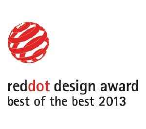                Tento produkt byl oceněn Red Dot cenou za design „Best of the Best“.            